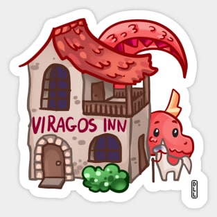 Viragos Inn Sticker